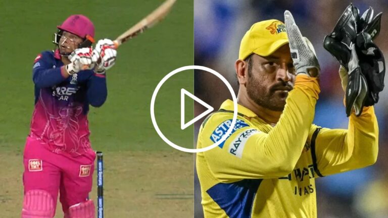 Vaibhav Sooryavanshi Channels MS Dhoni with Audacious Helicopter Shot in IPL 2026