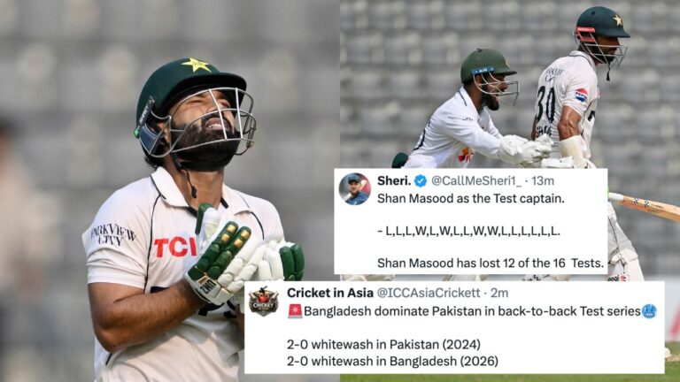 Pakistan Cricket Humiliated: Fans Mock Team After Bangladesh Whitewash