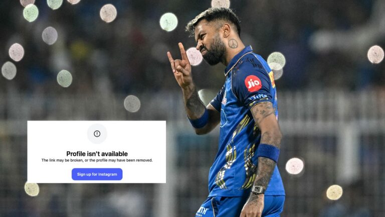 Hardik Pandya Follows Arshdeep Singh’s Footsteps, Removes His Entire Digital Tra – Hardik Pandya Deactivates Instagram Amidst IPL 2026 Controversy