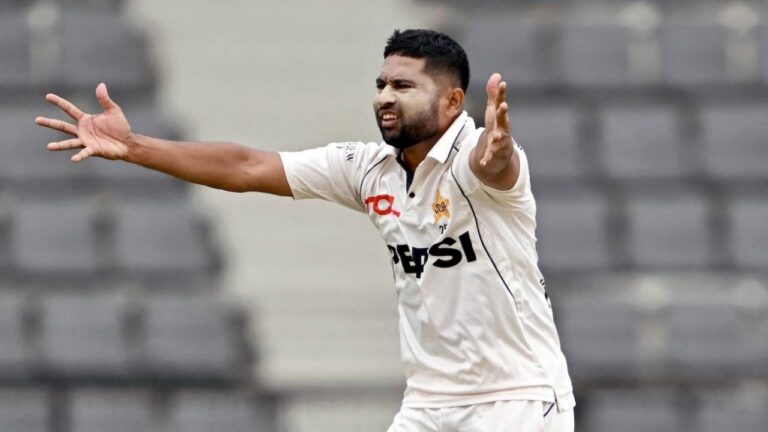 Khurram Shahzad Labels Litton Das ‘Extremely Lucky’ After Crucial Century in Sylhet Test