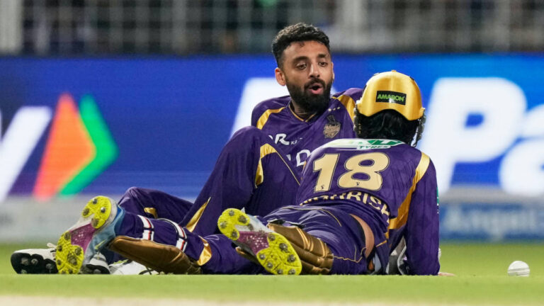 Varun Chakravarthy Plays Through Pain as KKR Keep Slim Playoffs Hope Alive