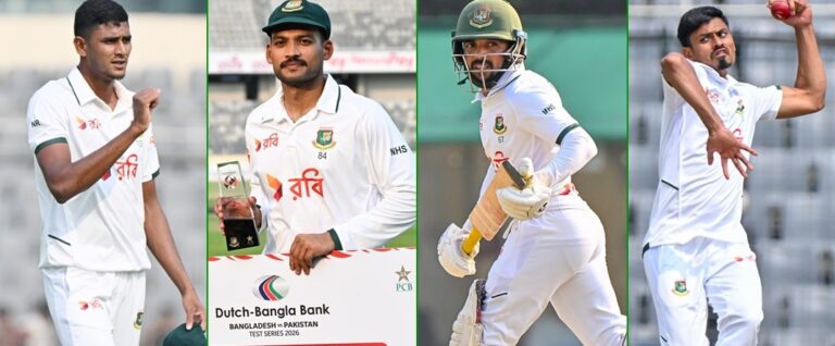 Bangladesh Stars Surge in ICC Test Rankings After Historic Mirpur Win