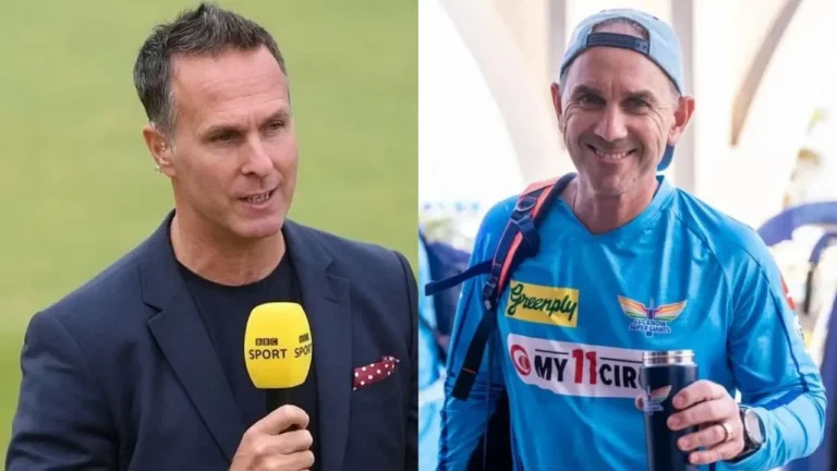 Michael Vaughan Questions Justin Langer’s Future as LSG Coach After IPL 2026 Struggles