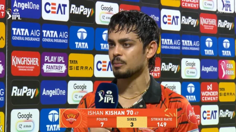 Ishan Kishan Pays Tribute to Late Cousin Sister After Guiding SRH to Win Over CSK